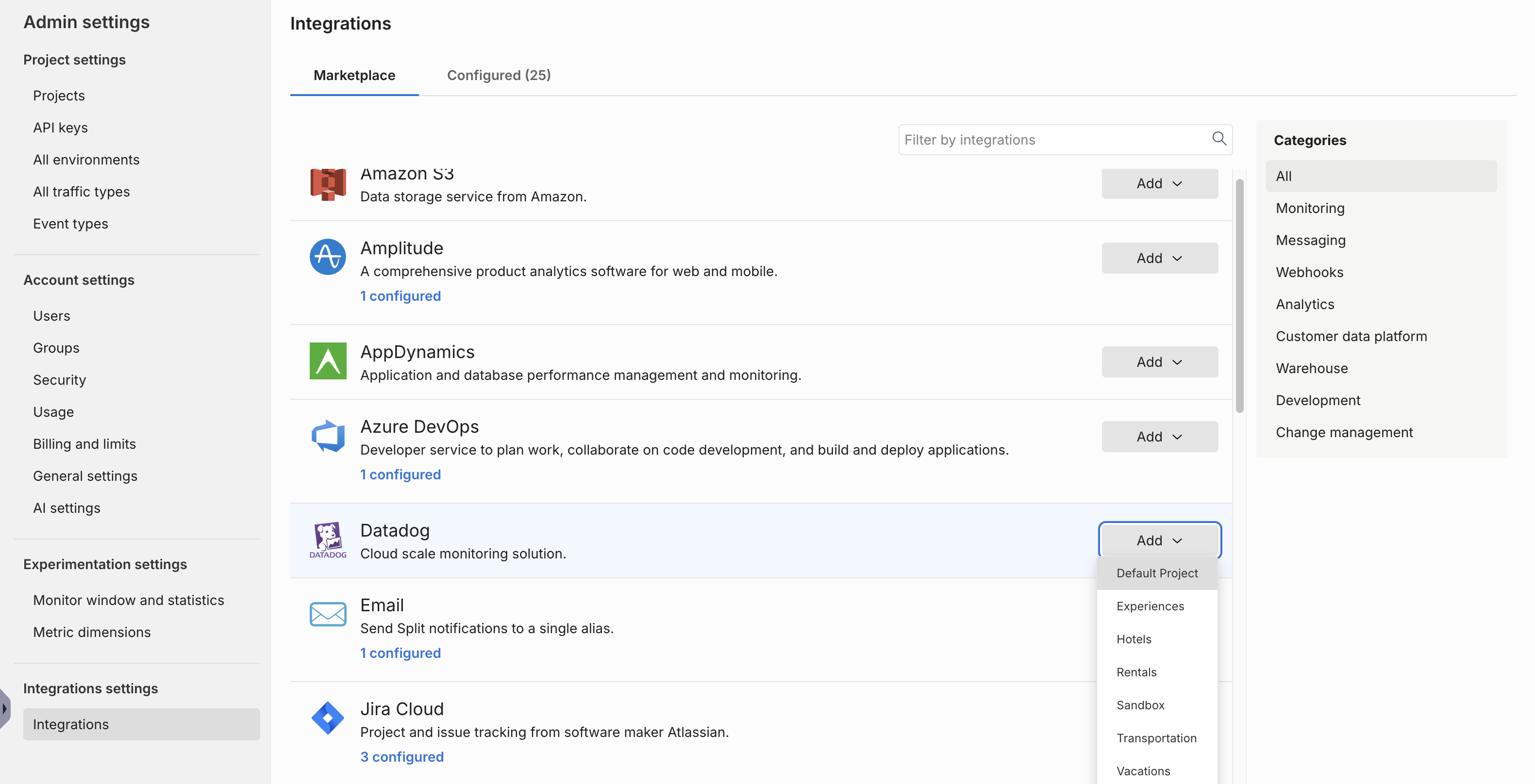 Harness FME Admin settings